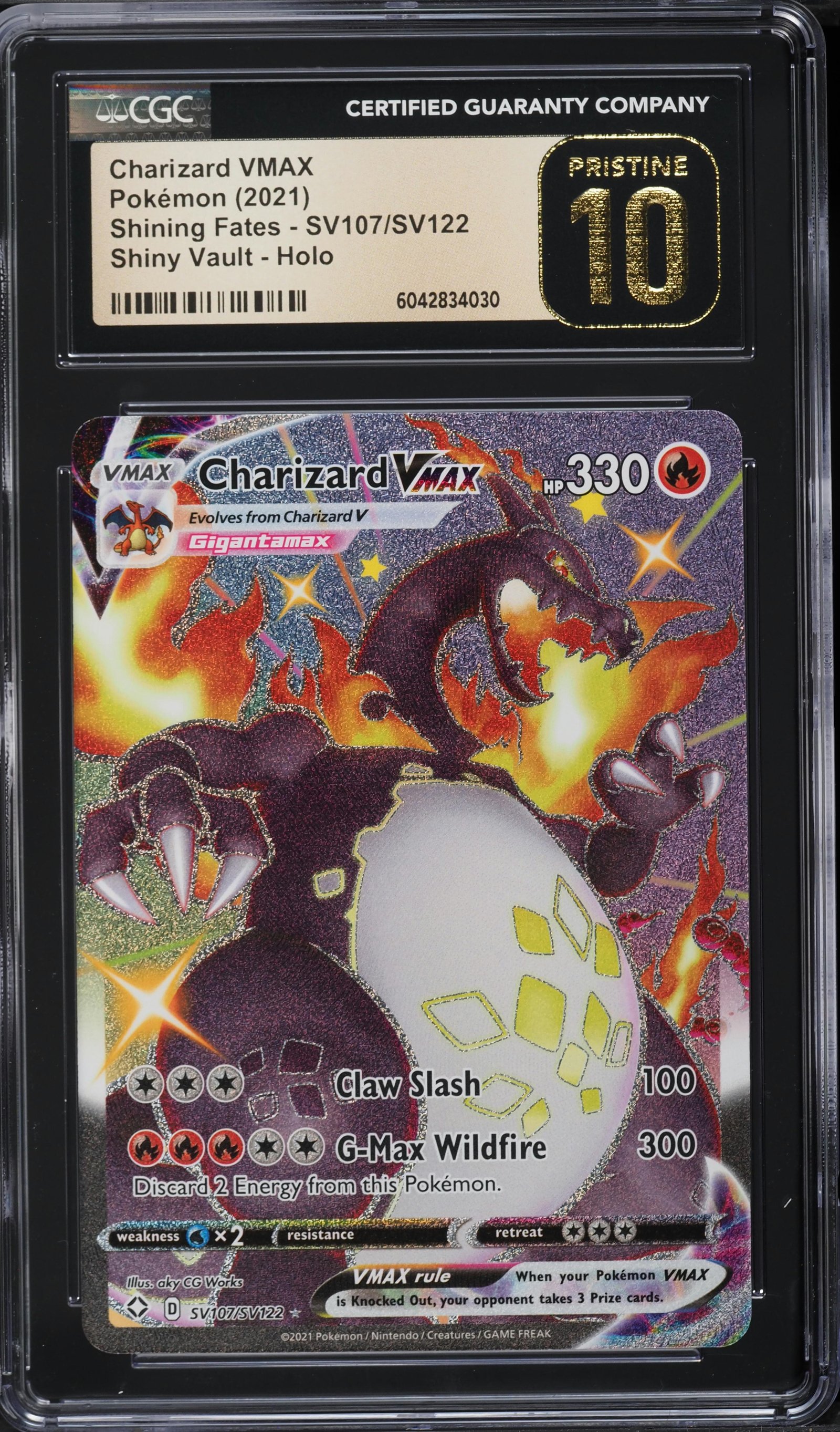 2021 #SV107/SV122 Charizard VMAX